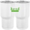20 oz. Tall Stainless Steel Vacuum Insulated Tumbler White Thumbnail