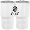 20 oz. Tall Stainless Steel Vacuum Insulated Tumbler White Thumbnail