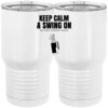 20 oz. Tall Stainless Steel Vacuum Insulated Tumbler White Thumbnail