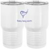 20 oz. Tall Stainless Steel Vacuum Insulated Tumbler White Thumbnail