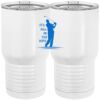 20 oz. Tall Stainless Steel Vacuum Insulated Tumbler White Thumbnail