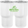 20 oz. Tall Stainless Steel Vacuum Insulated Tumbler White Thumbnail