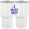 20 oz. Tall Stainless Steel Vacuum Insulated Tumbler White Thumbnail