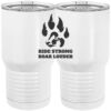 20 oz. Tall Stainless Steel Vacuum Insulated Tumbler White Thumbnail