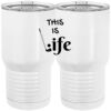 20 oz. Tall Stainless Steel Vacuum Insulated Tumbler White Thumbnail