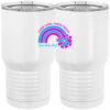 20 oz. Tall Stainless Steel Vacuum Insulated Tumbler White Thumbnail