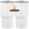 20 oz. Tall Stainless Steel Vacuum Insulated Tumbler White Thumbnail