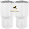 20 oz. Tall Stainless Steel Vacuum Insulated Tumbler White Thumbnail