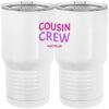20 oz. Tall Stainless Steel Vacuum Insulated Tumbler White Thumbnail