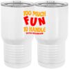 20 oz. Tall Stainless Steel Vacuum Insulated Tumbler White Thumbnail