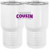 20 oz. Tall Stainless Steel Vacuum Insulated Tumbler White Thumbnail