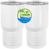 20 oz. Tall Stainless Steel Vacuum Insulated Tumbler White Thumbnail