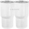 20 oz. Tall Stainless Steel Vacuum Insulated Tumbler White Thumbnail