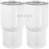 20 oz. Tall Stainless Steel Vacuum Insulated Tumbler White Thumbnail