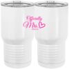 20 oz. Tall Stainless Steel Vacuum Insulated Tumbler White Thumbnail