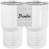 20 oz. Tall Stainless Steel Vacuum Insulated Tumbler White Thumbnail