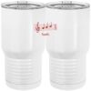 20 oz. Tall Stainless Steel Vacuum Insulated Tumbler White Thumbnail