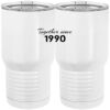 20 oz. Tall Stainless Steel Vacuum Insulated Tumbler White Thumbnail