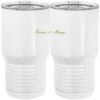 20 oz. Tall Stainless Steel Vacuum Insulated Tumbler White Thumbnail