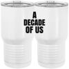 20 oz. Tall Stainless Steel Vacuum Insulated Tumbler White Thumbnail