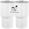 20 oz. Tall Stainless Steel Vacuum Insulated Tumbler White Thumbnail