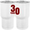20 oz. Tall Stainless Steel Vacuum Insulated Tumbler White Thumbnail
