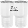 20 oz. Tall Stainless Steel Vacuum Insulated Tumbler White Thumbnail