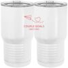 20 oz. Tall Stainless Steel Vacuum Insulated Tumbler White Thumbnail