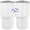 20 oz. Tall Stainless Steel Vacuum Insulated Tumbler White Thumbnail