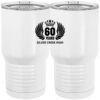 20 oz. Tall Stainless Steel Vacuum Insulated Tumbler White Thumbnail