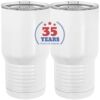 20 oz. Tall Stainless Steel Vacuum Insulated Tumbler White Thumbnail