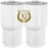 20 oz. Tall Stainless Steel Vacuum Insulated Tumbler White Thumbnail