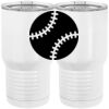 20 oz. Tall Stainless Steel Vacuum Insulated Tumbler White Thumbnail