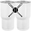 20 oz. Tall Stainless Steel Vacuum Insulated Tumbler White Thumbnail
