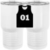 20 oz. Tall Stainless Steel Vacuum Insulated Tumbler White Thumbnail