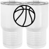 20 oz. Tall Stainless Steel Vacuum Insulated Tumbler White Thumbnail
