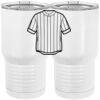 20 oz. Tall Stainless Steel Vacuum Insulated Tumbler White Thumbnail