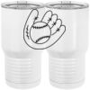 20 oz. Tall Stainless Steel Vacuum Insulated Tumbler White Thumbnail