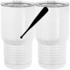20 oz. Tall Stainless Steel Vacuum Insulated Tumbler White Thumbnail