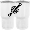 20 oz. Tall Stainless Steel Vacuum Insulated Tumbler White Thumbnail