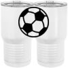 20 oz. Tall Stainless Steel Vacuum Insulated Tumbler White Thumbnail