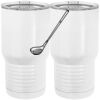 20 oz. Tall Stainless Steel Vacuum Insulated Tumbler White Thumbnail