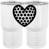 20 oz. Tall Stainless Steel Vacuum Insulated Tumbler White Thumbnail