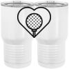 20 oz. Tall Stainless Steel Vacuum Insulated Tumbler White Thumbnail