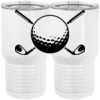 20 oz. Tall Stainless Steel Vacuum Insulated Tumbler White Thumbnail