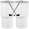 20 oz. Tall Stainless Steel Vacuum Insulated Tumbler White Thumbnail