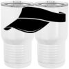 20 oz. Tall Stainless Steel Vacuum Insulated Tumbler White Thumbnail