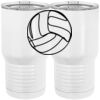 20 oz. Tall Stainless Steel Vacuum Insulated Tumbler White Thumbnail