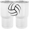20 oz. Tall Stainless Steel Vacuum Insulated Tumbler White Thumbnail