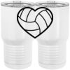 20 oz. Tall Stainless Steel Vacuum Insulated Tumbler White Thumbnail